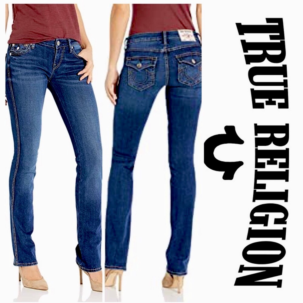 True Religion Straight Leg Jeans